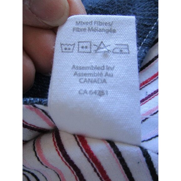 Denim Two Tone Tulip Hat Women/Girls/Teens - New with Tags - Mixed Fibers S/M - Picture 6 of 12